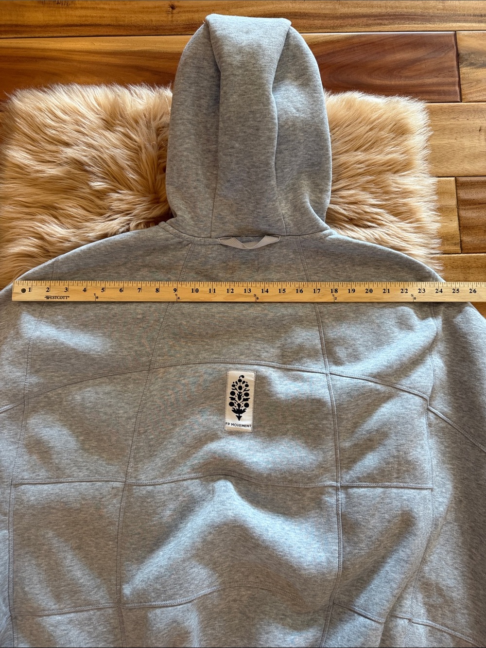FP Movement by Free People Cocoon Hooded Poncho Sweatshirt Sz XS - Picture 8 of 13